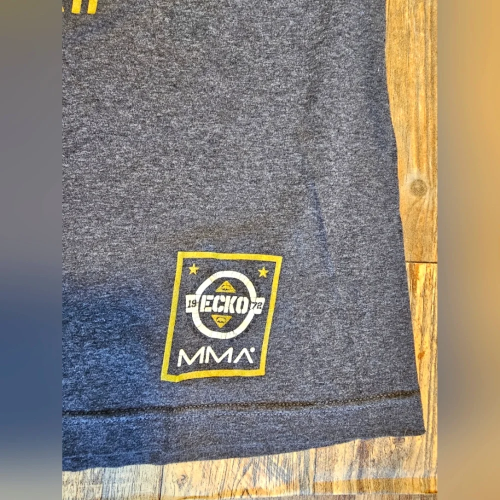 Men's ECKO UNLTD UNLIMITED Dark Gray Tee Shirt Top Size L - Picture 4 of 7